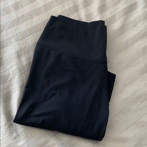 Ptula Black Mesh Ankle Leggings